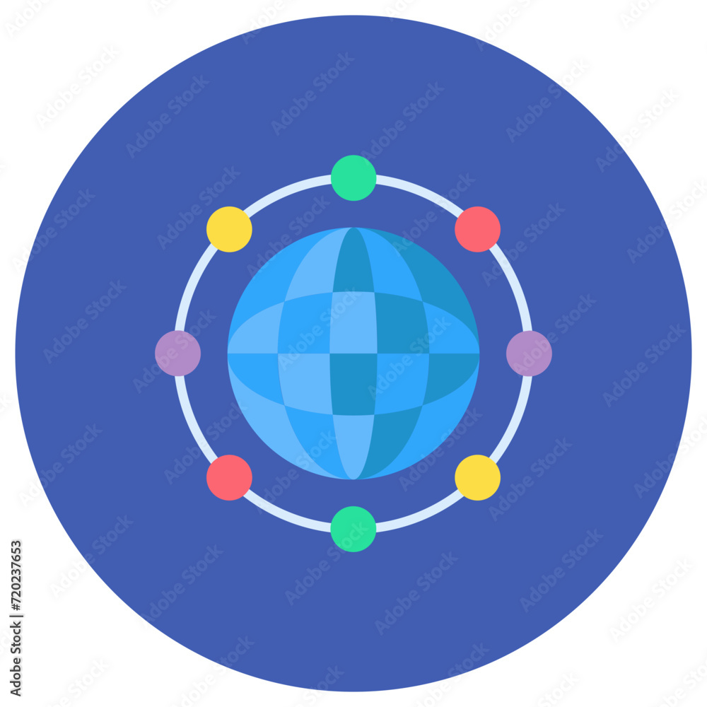 Global Network icon vector image. Can be used for Business Startup. Global Network icon vector image. Can be used for Business Startup.