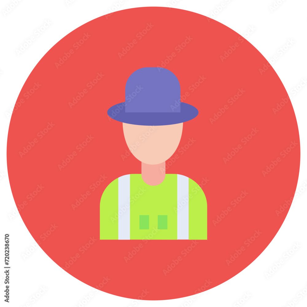 Male Farmer icon vector image. Can be used for Village.