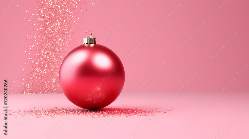 Luxurious shiny Christmas ball decoration, Christmas and New Year ornaments background Luxurious shiny Christmas ball decoration, Christmas and New Year ornaments background
