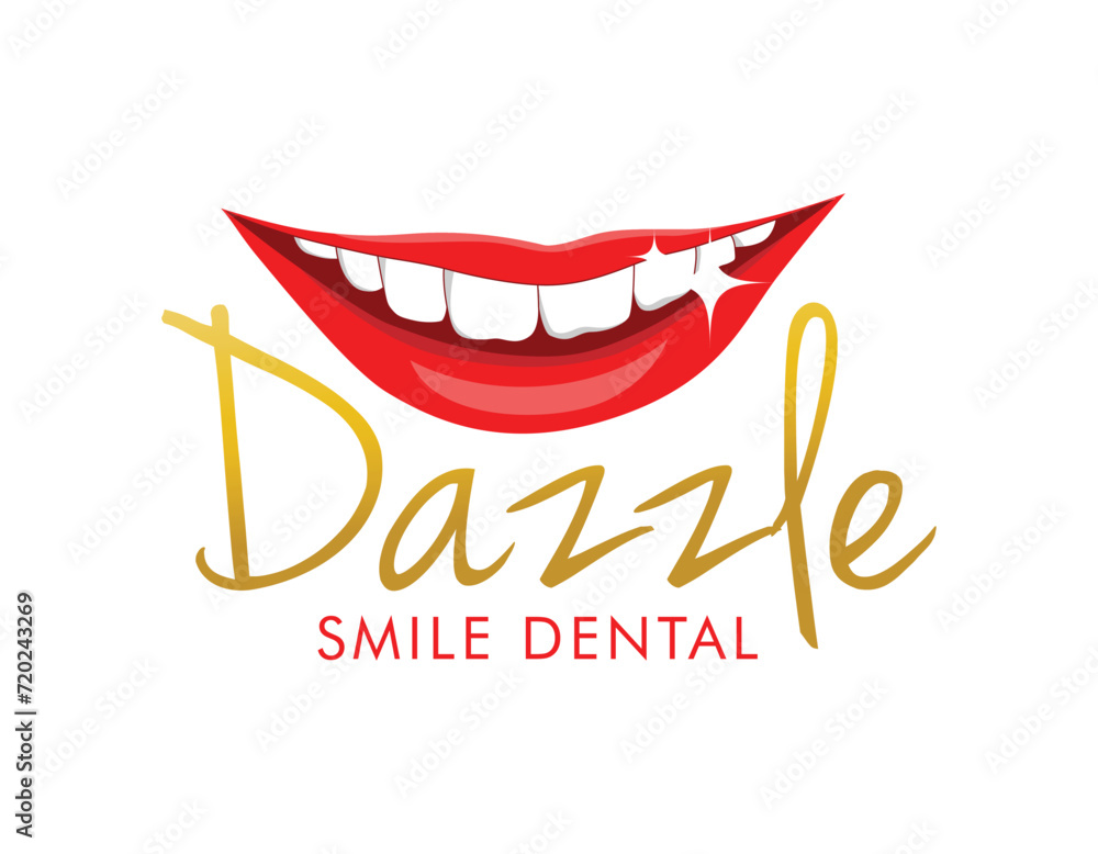 Happy Smile Dental Care Logo Design Template Happy Smile Dental Care Logo Design Template