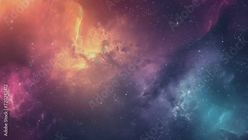 Loop animation of space galaxy footage