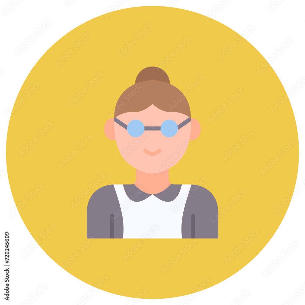 Grandmother icon vector image. Can be used for Family Life. Grandmother icon vector image. Can be used for Family Life.