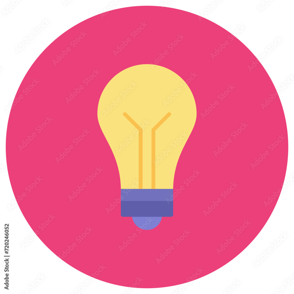 Lightbulb icon vector image. Can be used for Education. Lightbulb icon vector image. Can be used for Education.