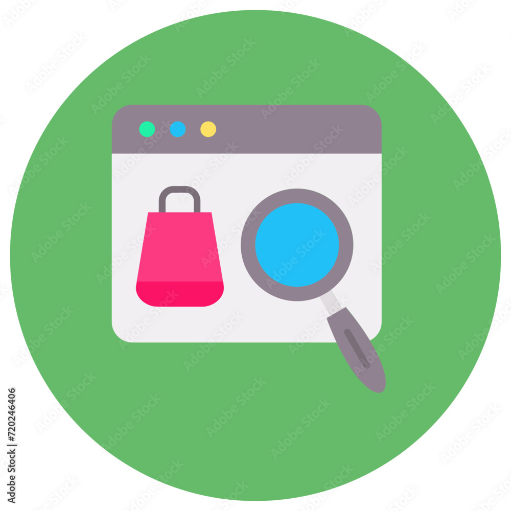 Product Browsing icon vector image. Can be used for ECommerce. Product Browsing icon vector image. Can be used for ECommerce.