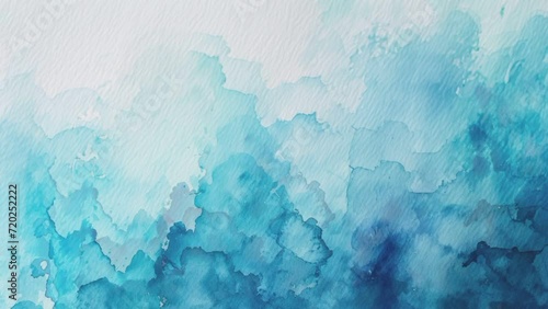 Loop animation of blue watercolor footage