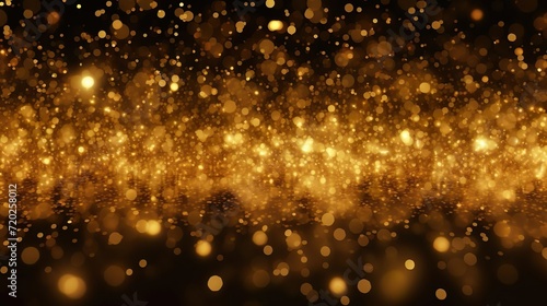 golden christmas particles and sprinkles © Yzid ART