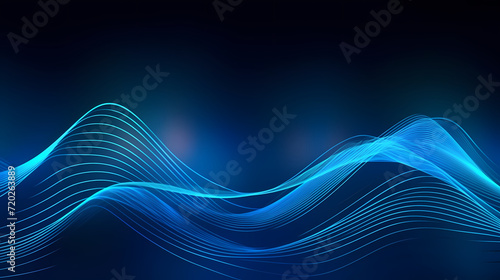 Abstract background of future network technology and network connections