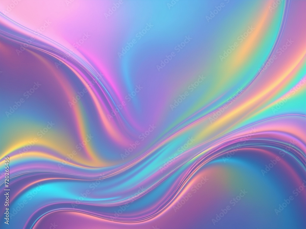 Fototapeta premium Abstract trendy holographic background. Multicolored gradient abstract background.