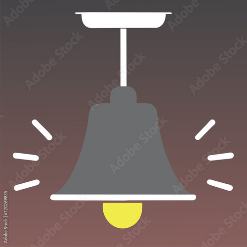 ceiling lamp, icon