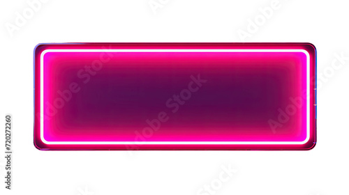 Neon rectangle frame