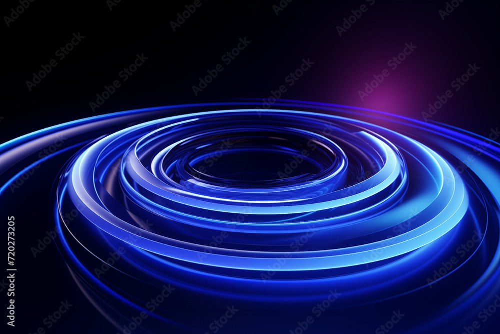 Abstract technology background. Reflection of light on circular lenses. 3D illustration. 3d rendering. Digital background with mix purple colorful light. Abstract technology background. Reflection of light on circular lenses. 3D illustration. 3d rendering. Digital background with mix purple colorful light.