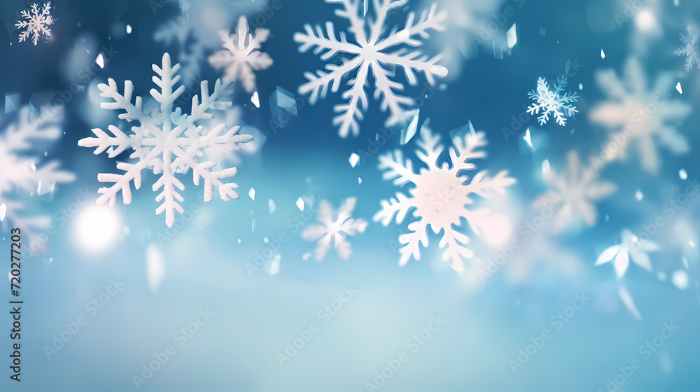 Festive snowflake background with beautiful design and space for text Festive snowflake background with beautiful design and space for text