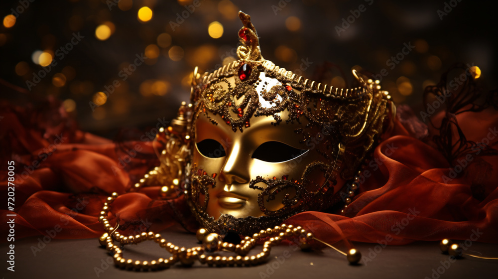 Naklejka premium venetian carnival mask