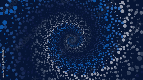 Abstract spiral net round vortex style background