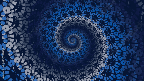 Fototapeta Naklejka Na Ścianę i Meble -  Abstract spiral net round vortex style background