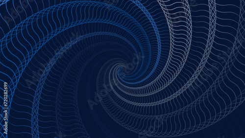 Abstract spiral net round vortex style background