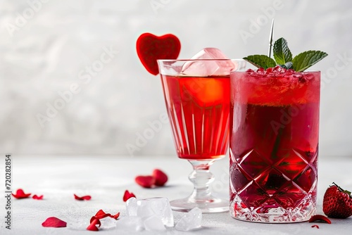 Valentine's day cocktails