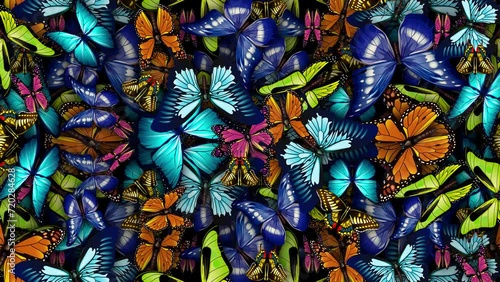 colorful butterfly background