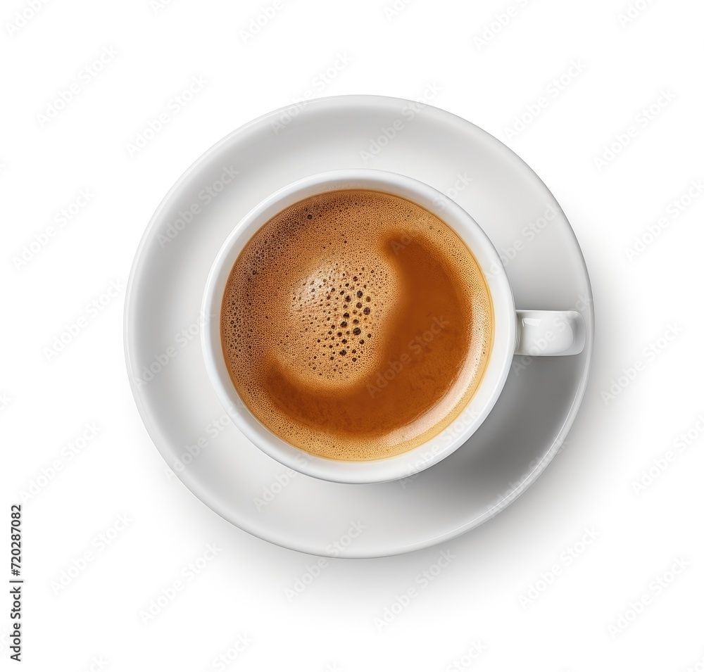 A cup filled with steaming coffee sits atop a plain white saucer, creating a comforting and warm scene. A cup filled with steaming coffee sits atop a plain white saucer, creating a comforting and warm scene.