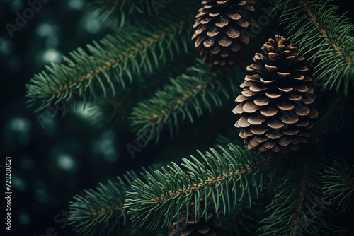 Pine cones. Spruce. Generative AI