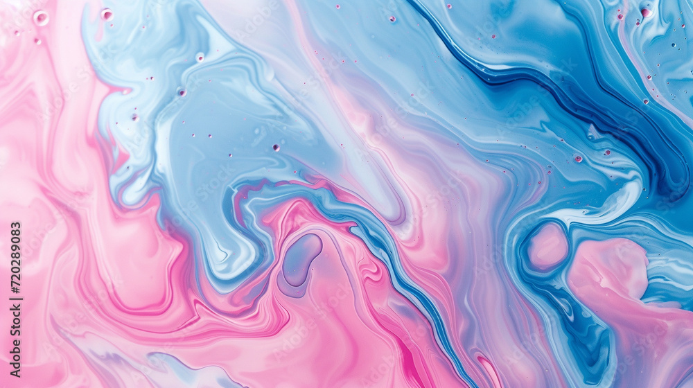 Pink and blue marble background 