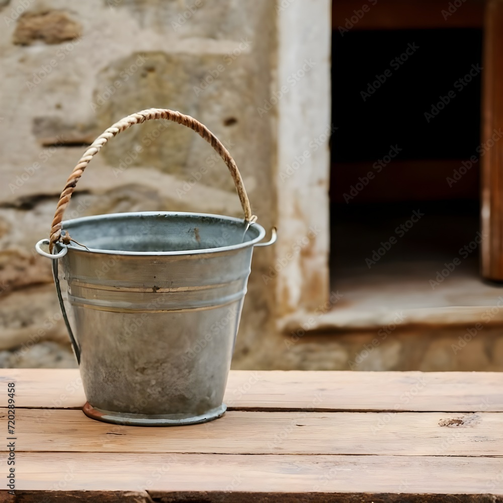old wooden bucket old wooden bucket