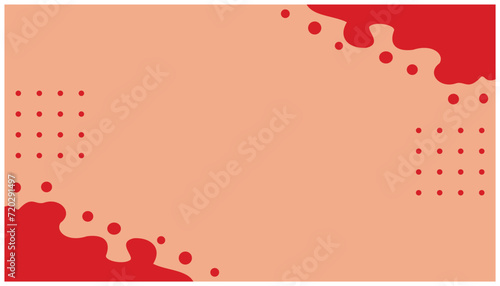 Abstract background with halftone dots in red colors. Vector illustration for your design. Vector illustration for your design. Template for presentation. Cover to web design