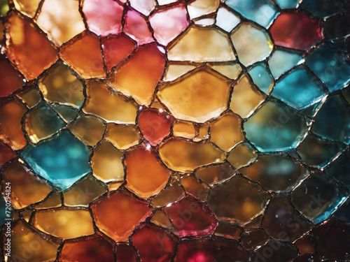 broken colorful glass background
