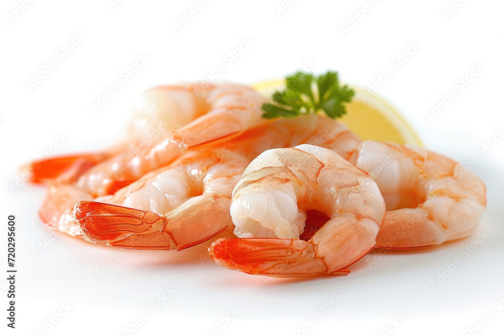 Shrimp isolated on a white background. Shrimp isolated on a white background.