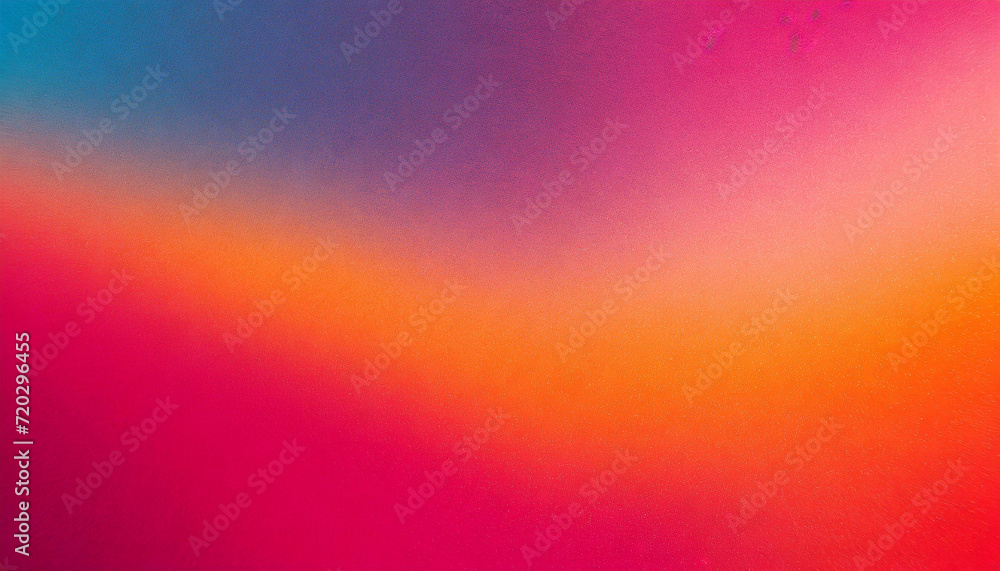 Grainy Sunset Mirage: Vibrant Summer Poster