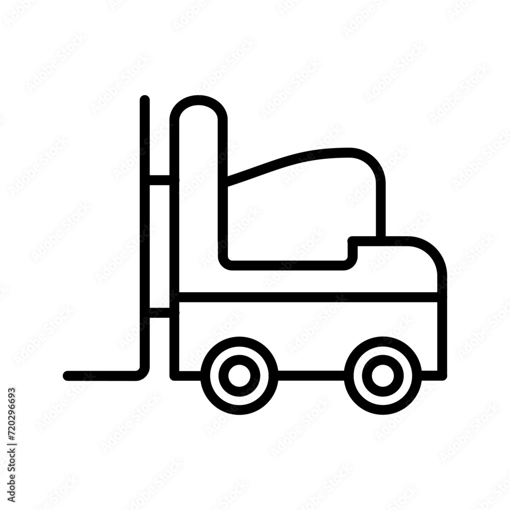Forklift Vector Icon Forklift Vector Icon