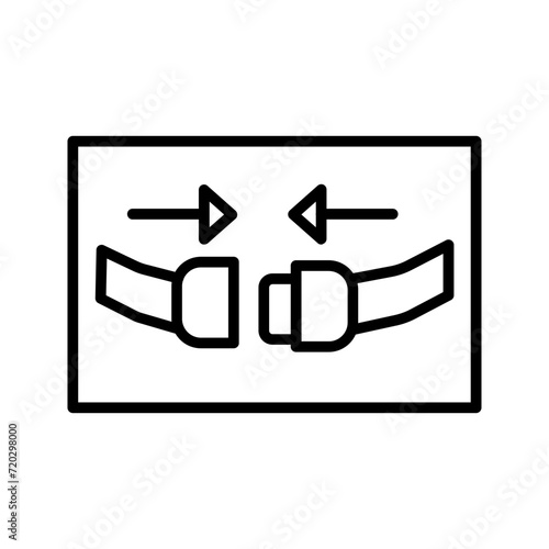 Seat Belt Vector Icon