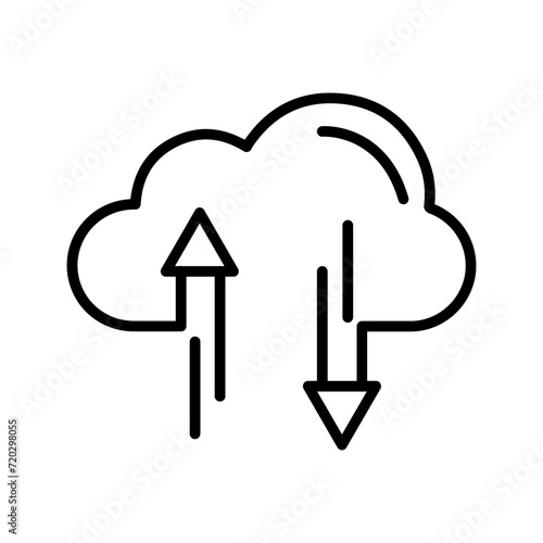 Cloud Storage Vector Icon
