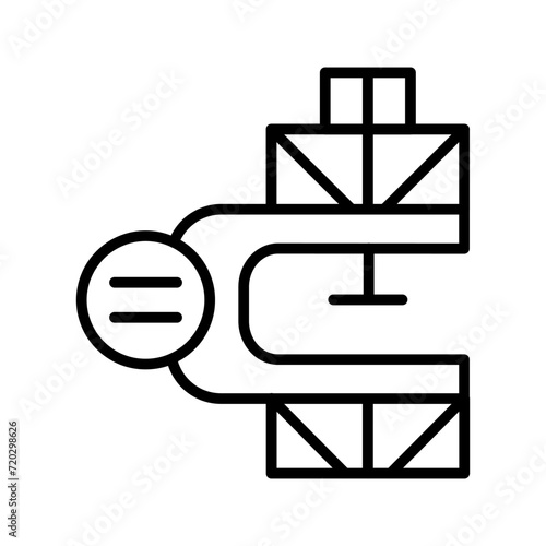 Clamp Vector Icon