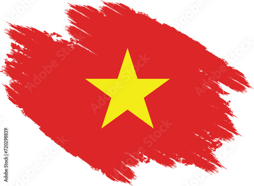 Vietnam Brush Flag