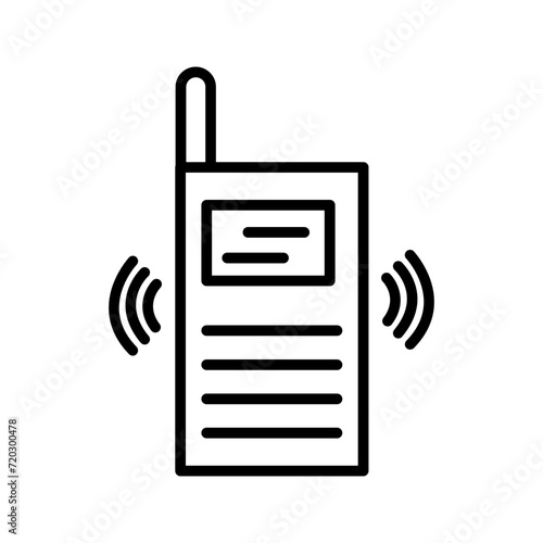 Walkie Talkie Vector Icon