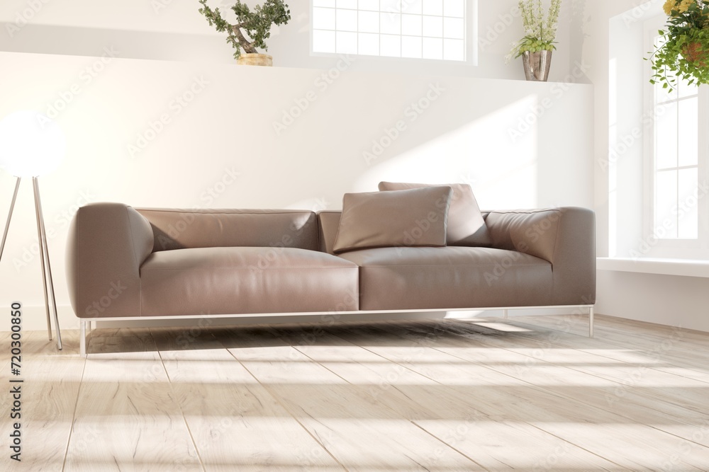 Fototapeta premium Modern interior design. 3D illustration