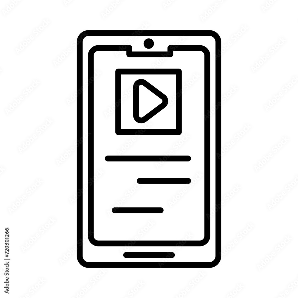 Mobile Applications Vector Icon Mobile Applications Vector Icon