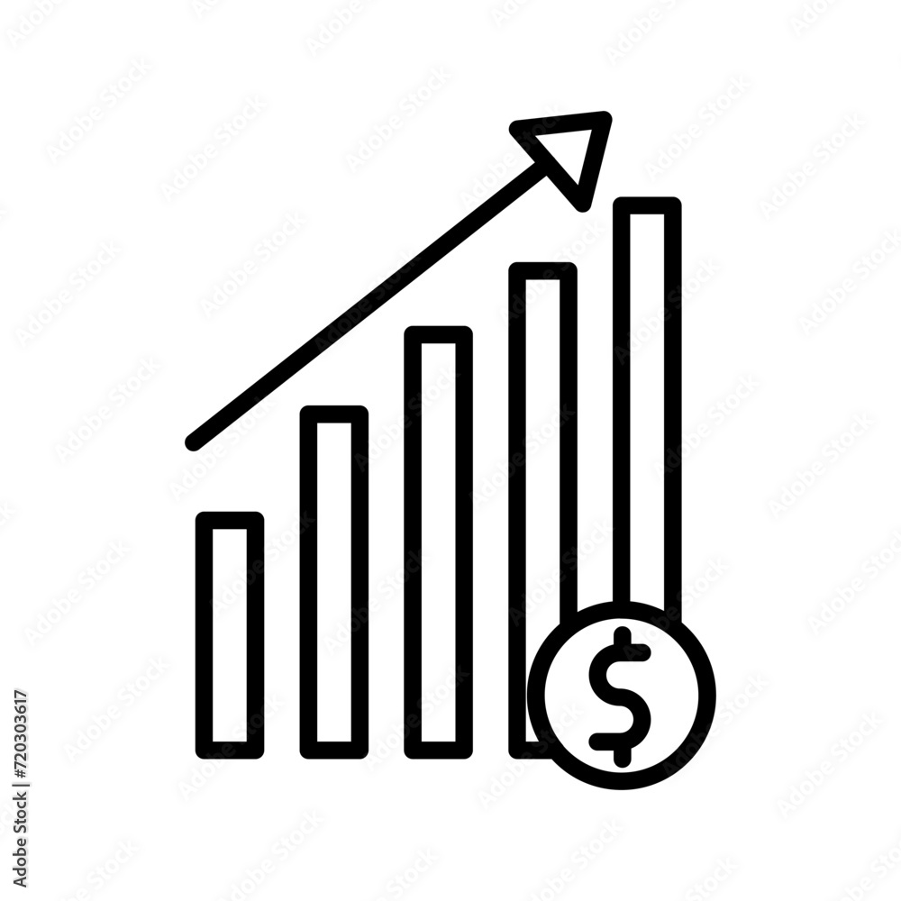 Revenues Vector Icon Revenues Vector Icon
