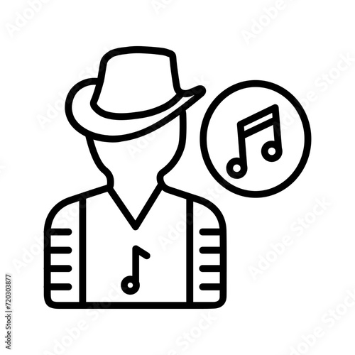 Musician Vector Icon