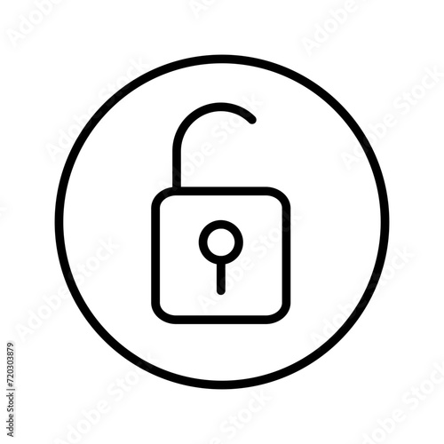 Open Lock II Vector Icon