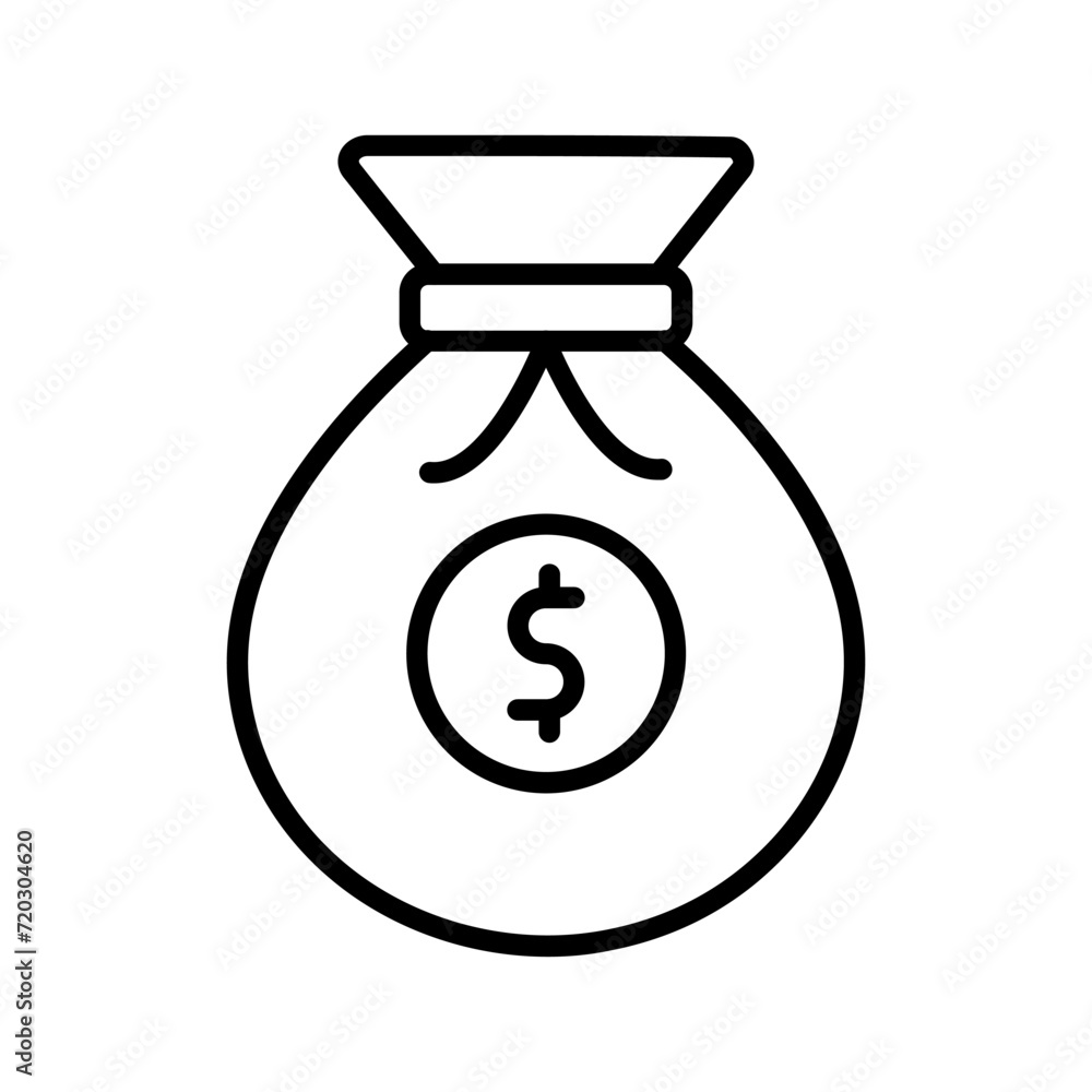 Money Bags Vector Icon Money Bags Vector Icon