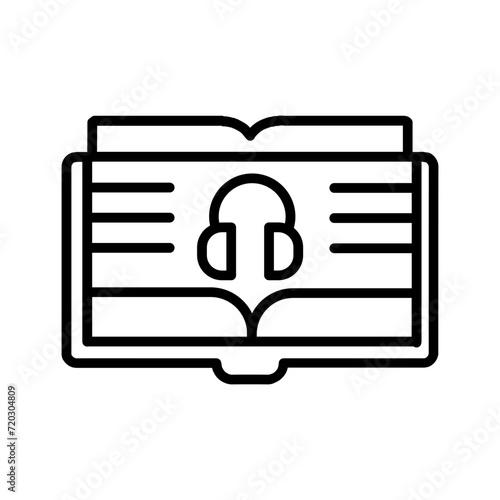Audio Book Vector Icon