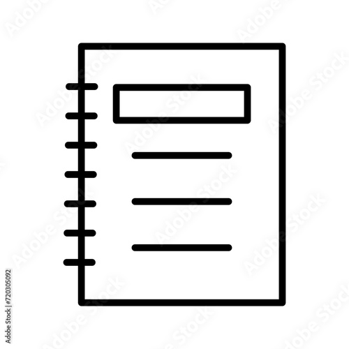 Notepad Vector Icon