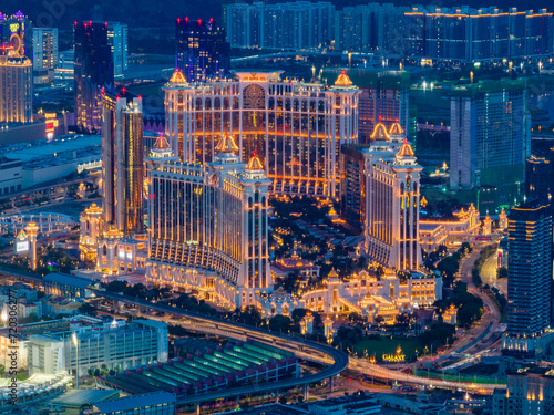 Galaxy Macau Casino at Night