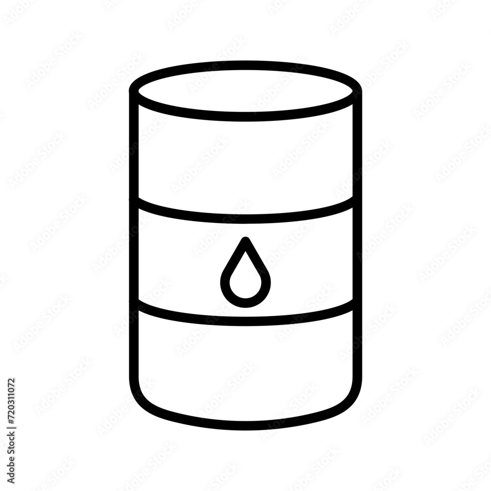 Oil Barrel Vector Icon Oil Barrel Vector Icon