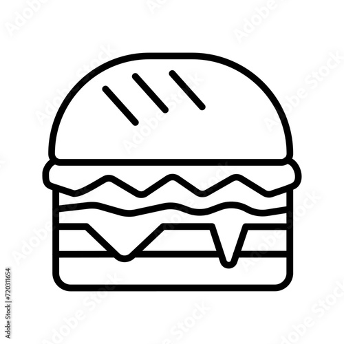 Hamburger Vector Icon