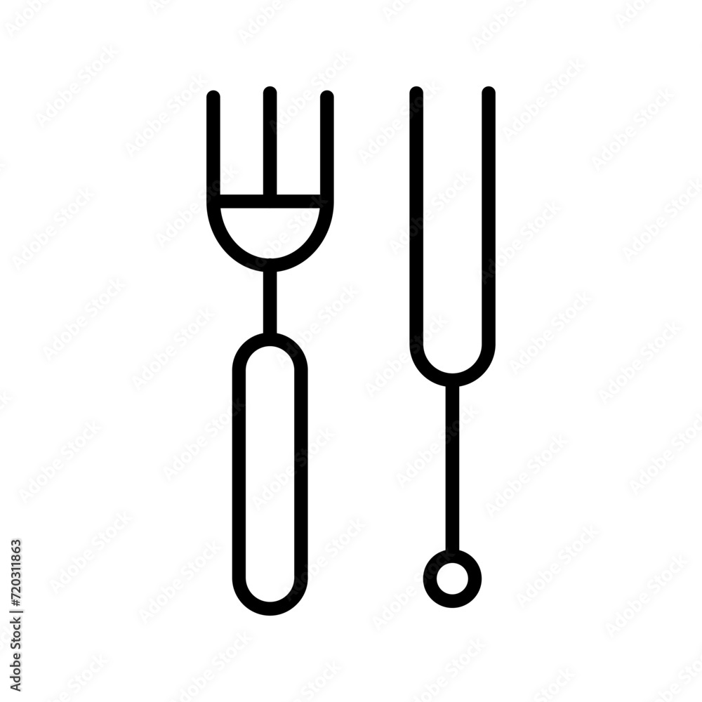 Fork Vector Icon Fork Vector Icon
