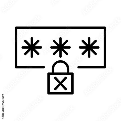 insecure vector icon 