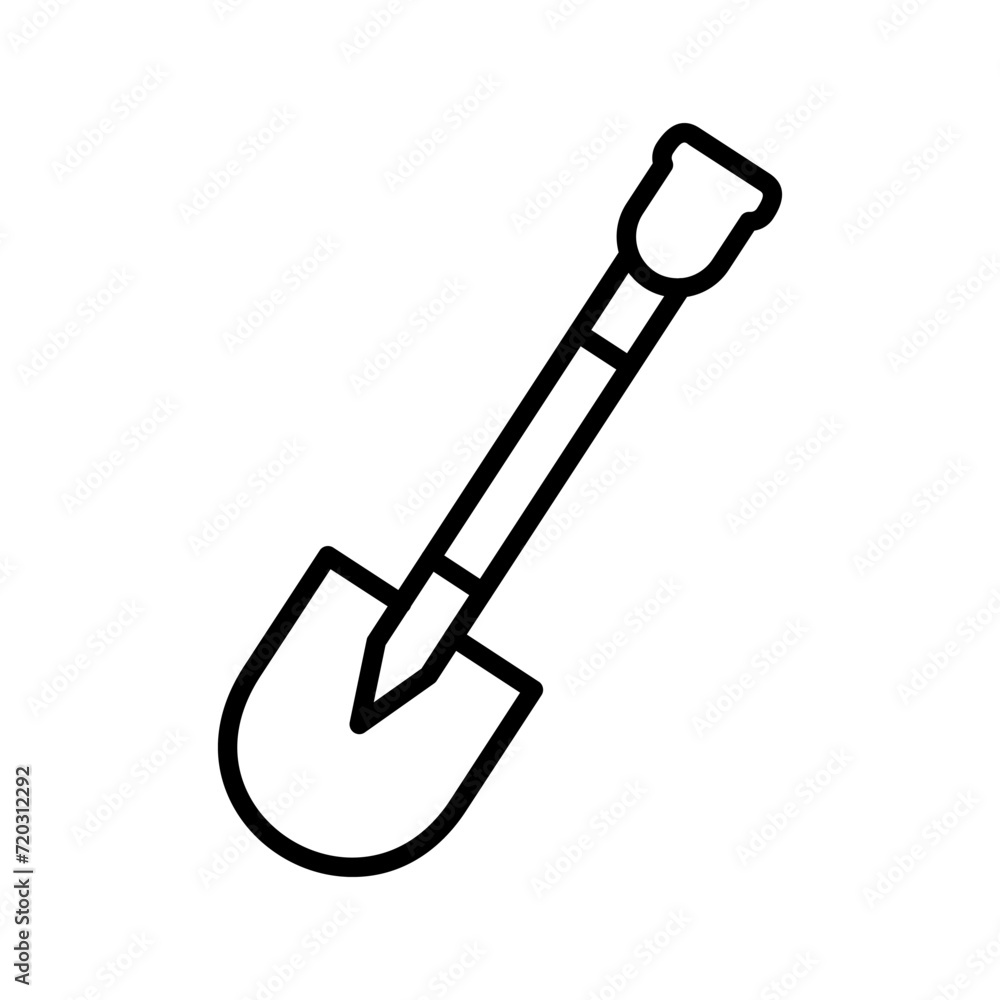 Shovel Vector Icon Shovel Vector Icon